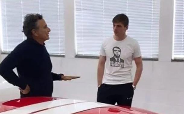 Imagem fake de Verstappen divulgada por assessor de Bolsonaro