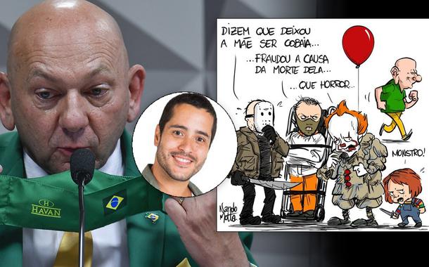 Luciano Hang, Nando Motta e charge