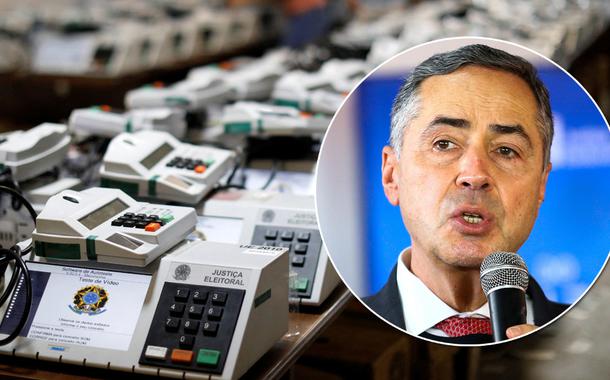 Luis Roberto Barroso e urnas eletrônicas