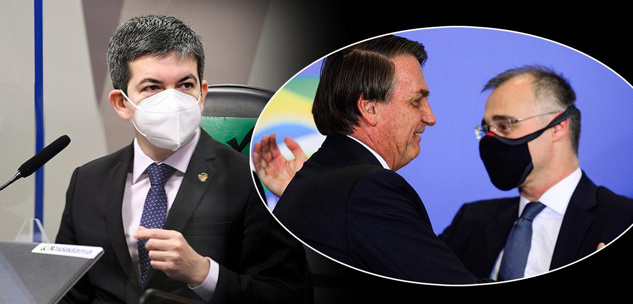 Randolfe Rodrigues, Bolsonaro e André Mendonça