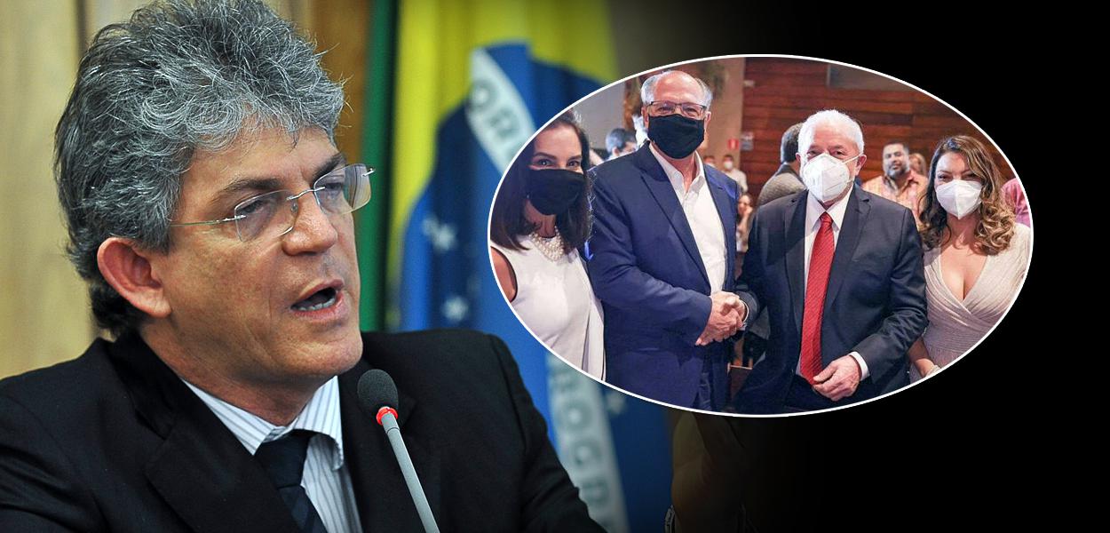 Gleisi, Ricardo Coutinho e Lula