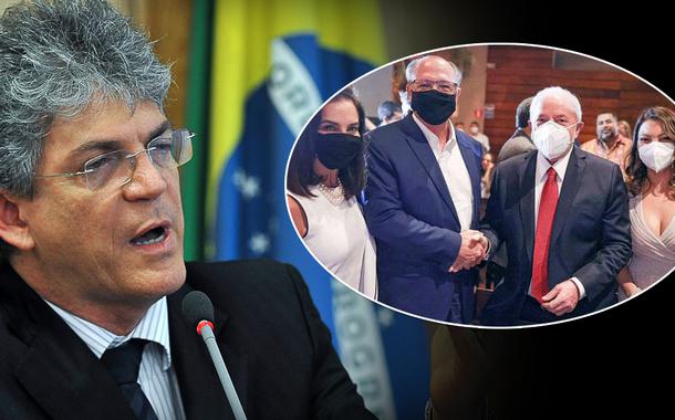 Gleisi, Ricardo Coutinho e Lula