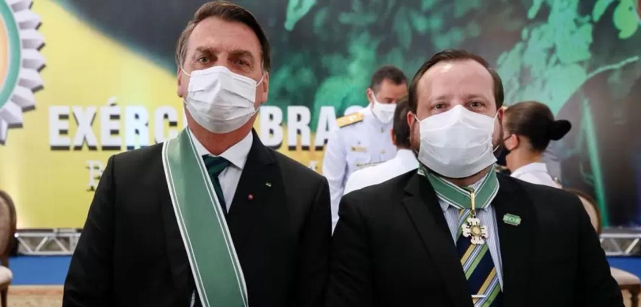 Jair Bolsonaro e Célio Faria Júnior