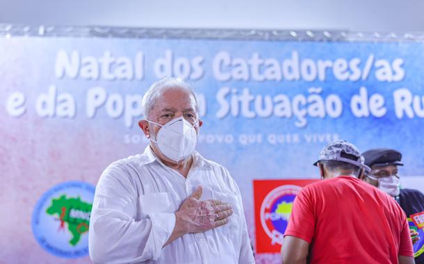 Lula participa do Natal de 2021 com catadores