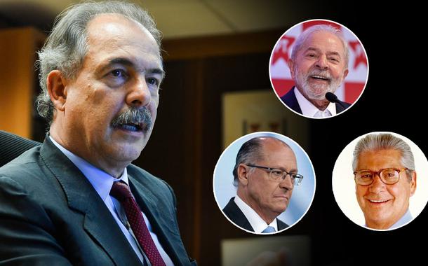 Mercadante, Lula, Alckmin e Covas