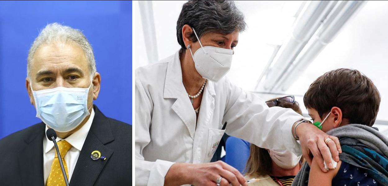 Marcelo Queiroga / vacinação infantil contra a Covid