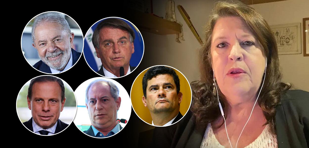 Lula, Bolsonaro, Doria, Ciro, Moro e Márcia Cavallari