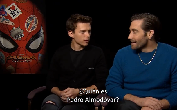 Atores Tom Holland e Jake Gyllenhaal