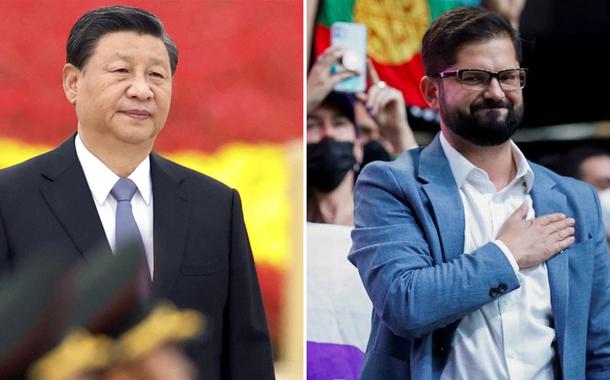Xi Jinping e Gabriel Boric