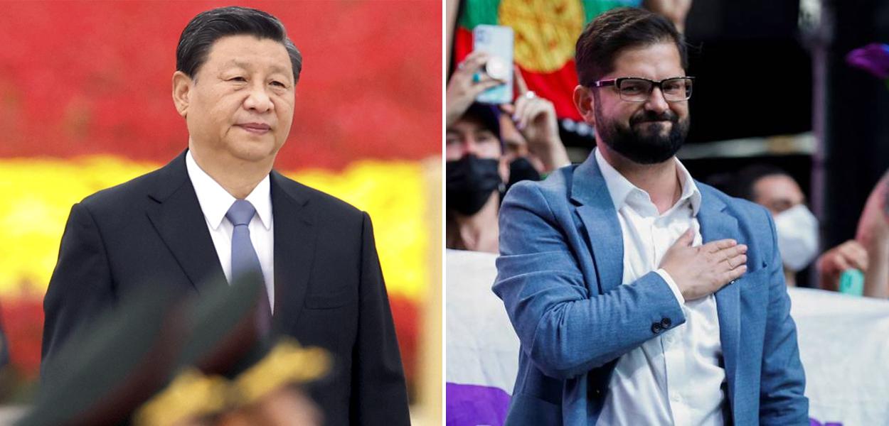 Xi Jinping e Gabriel Boric