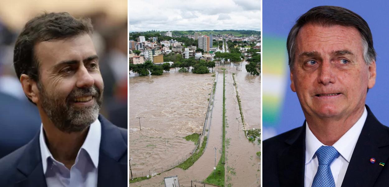 Marcelo Freixo e Jair Bolsonaro