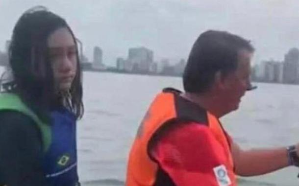 Laura e Jair Bolsonaro