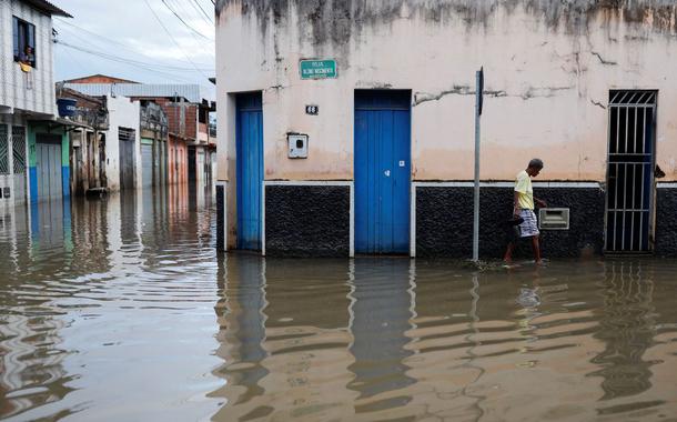 Enchente na Bahia