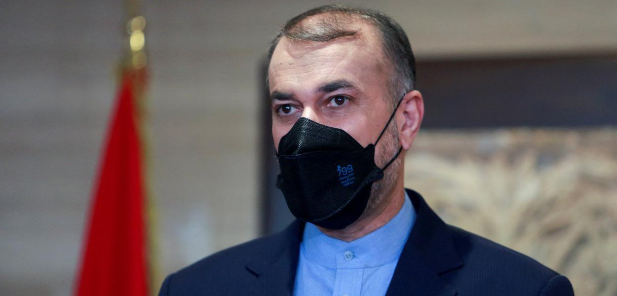 Ministro das Relações Exteriores do Irã, Hossein Amirabdollahian, fala a jornalistas em Beirute
07/10/2021
REUTERS/Aziz Taher