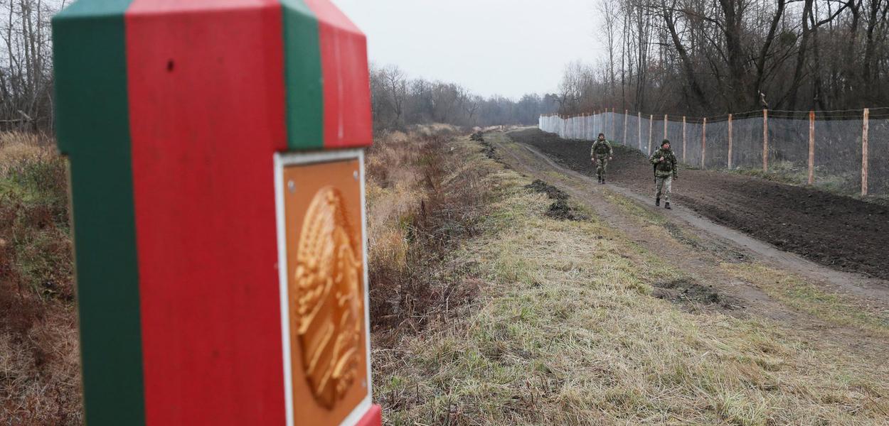 Fronteira Ucrânia-Belarus na região de Volyn
16/11/2021
REUTERS/Gleb Garanich