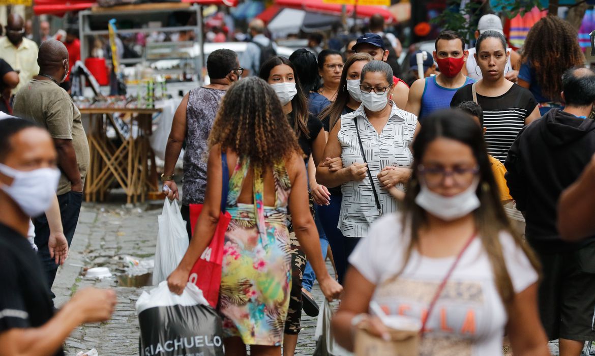 População na cidade do Rio