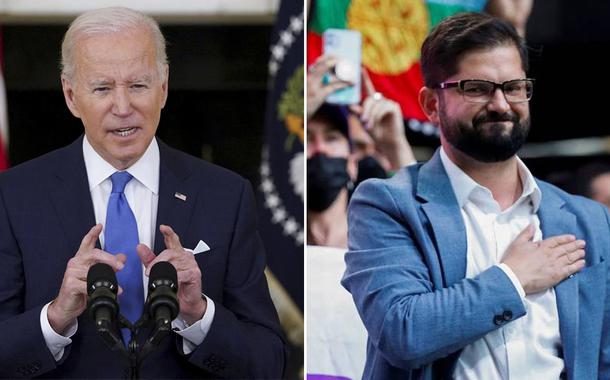 Joe Biden e Gabriel Boric