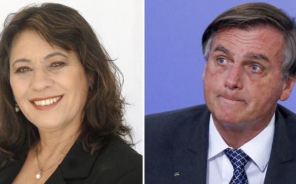 Tereza Cruvinel e Bolsonaro