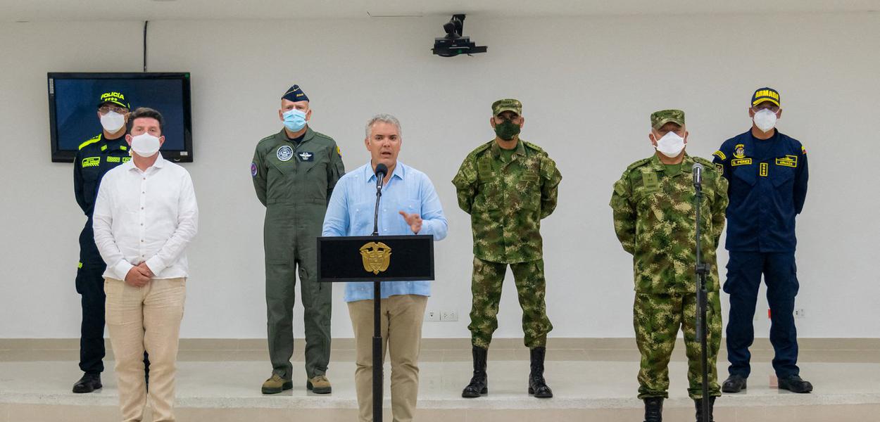 03/01/2022
Cortesia da Presidência da Colômbia/Divulgação via REUTERS