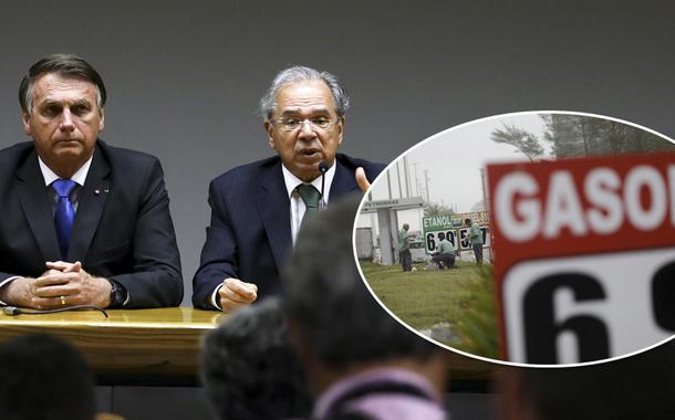 Bolsonaro e Paulo Guedes