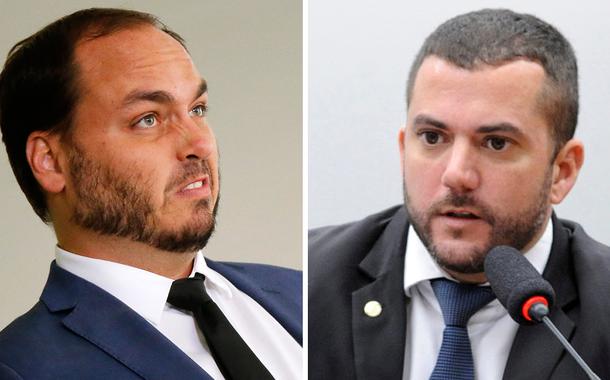 Carlos Bolsonaro e Carlos Jordy