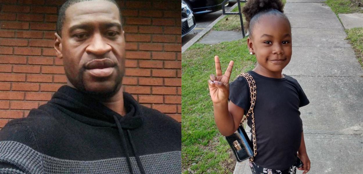 George Floyd e sobrinha Arianna