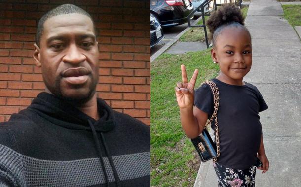 George Floyd e sobrinha Arianna