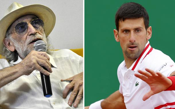 Alex Solnik e Novak Djokovic