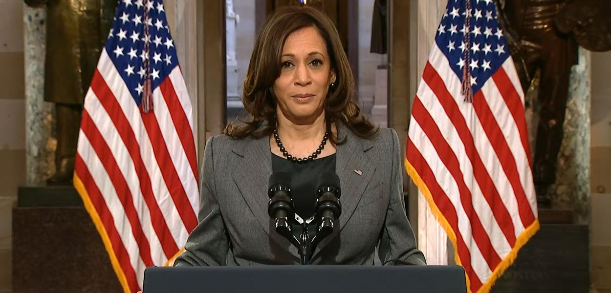 Kamala Harris (Foto: Reprodução/Youtube) Kamala Harris