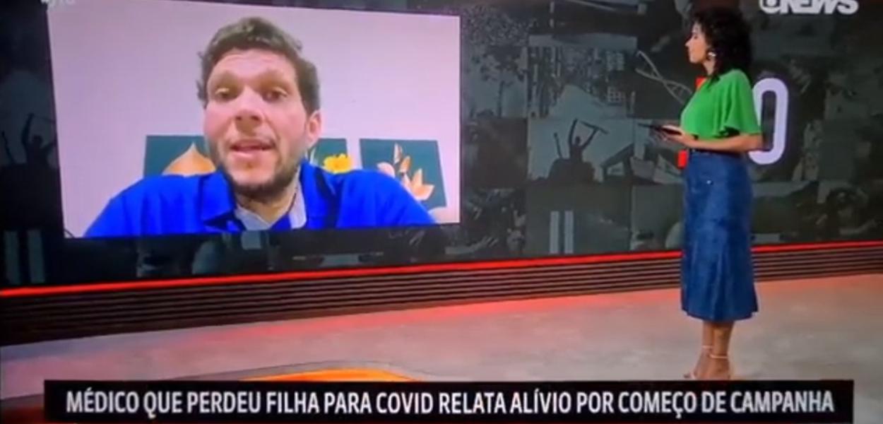 Aline Midlej e médico Rodolfo Aparecido da Silva