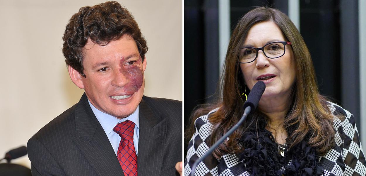 Reginaldo Lopes e Bia Kicis