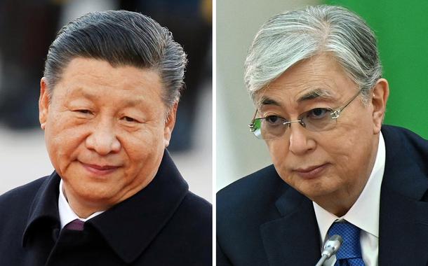 Xi Jinping e Kassym-Jomart Tokayev