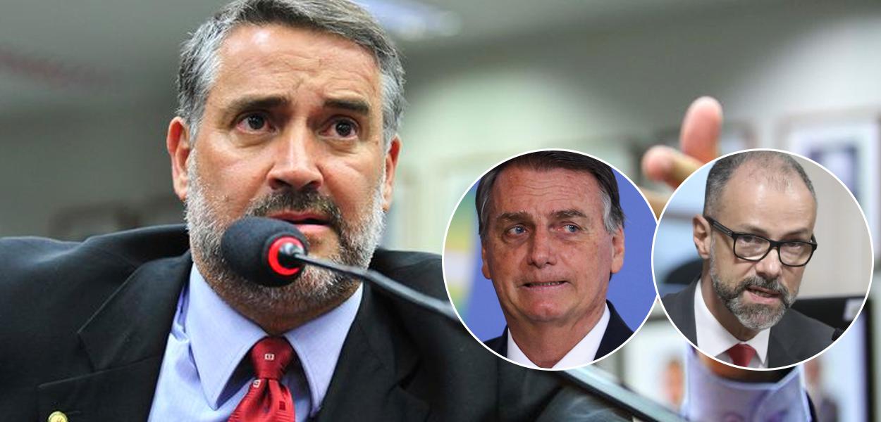 Paulo Pimenta, Jair Bolsonaro e Antonio Barra Torres