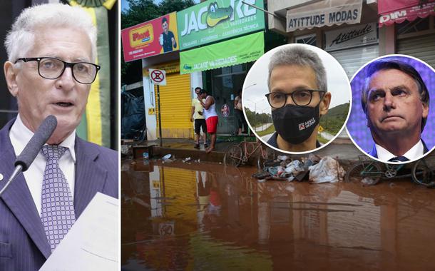 Rogério Correia, Romeu Zema e Jair Bolsonaro