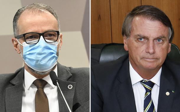 Antonio Barra Torres e Jair Bolsonaro