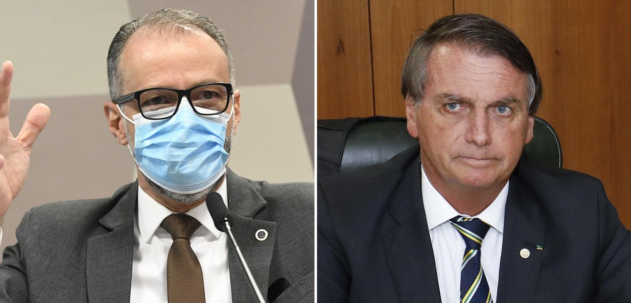 Antonio Barra Torres e Jair Bolsonaro