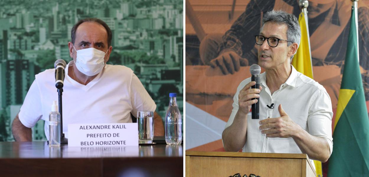 Alexandre Kalil e Romeu Zema