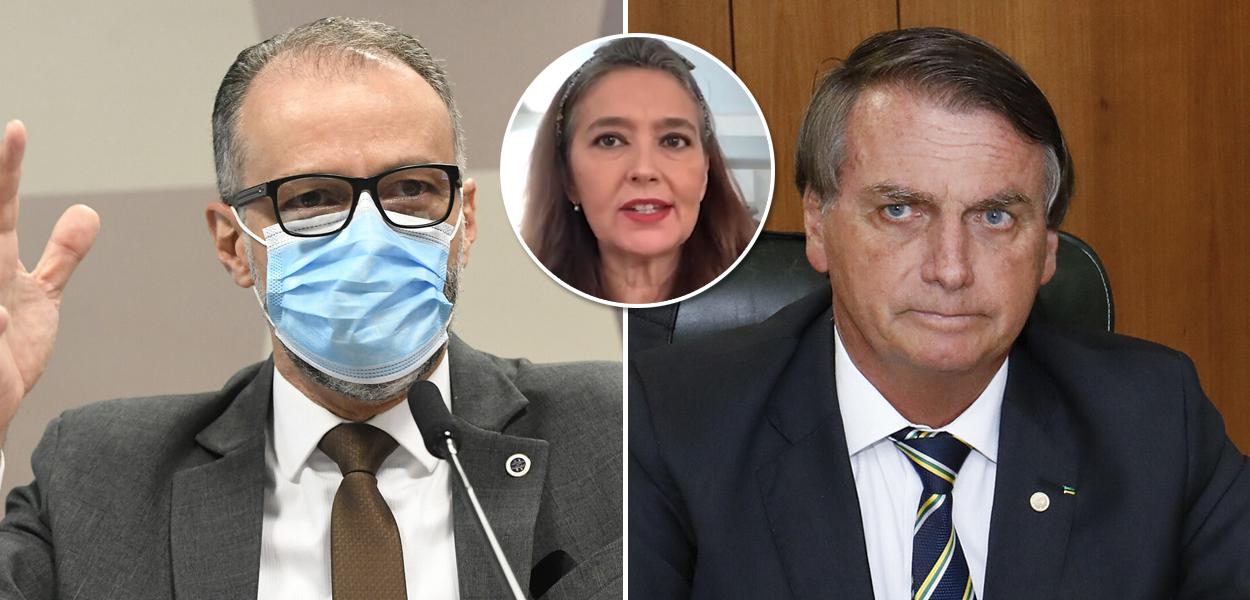 Antonio Barra Torres, Cristina Serra e Jair Bolsonaro