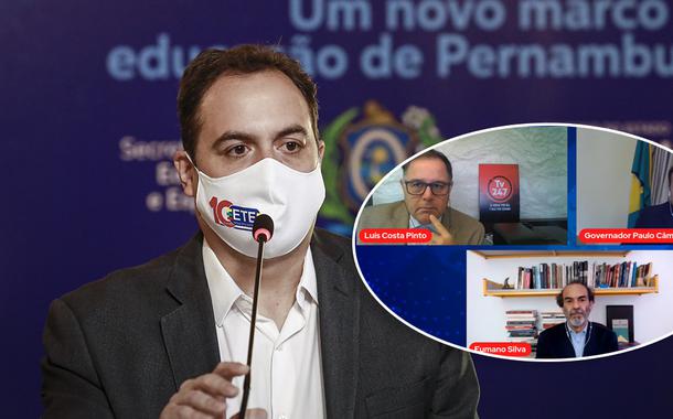 Foto: Heudes Regis/SEI Data: 04-11-2020 Ass: O Governador de Pernambuco, Paulo Câmara, anuncia em cerimônia, a abertura de mais quatro ETEs no estado
