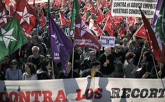 Protestos na Espanha