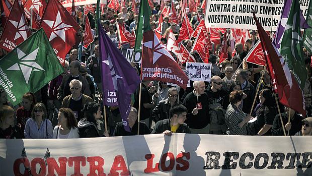Protestos na Espanha