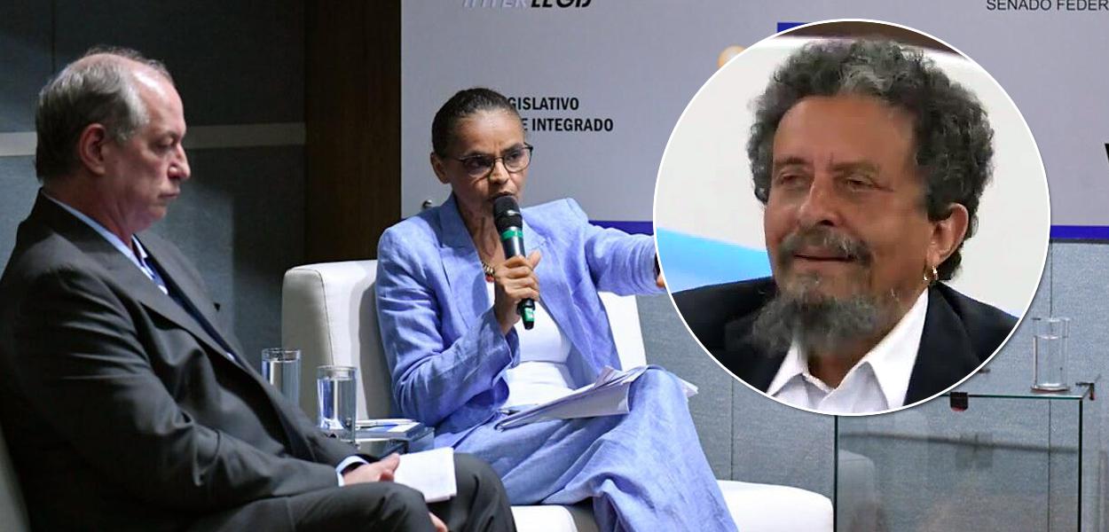 Ciro Gomes, Marina Silva e  João Santana