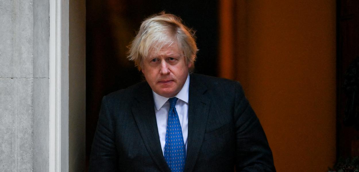 Primeiro-ministro britânico, Boris Johnson 16/12/2021 REUTERS/Dylan Martinez