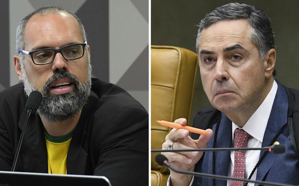 Allan dos Santos e Roberto Barroso