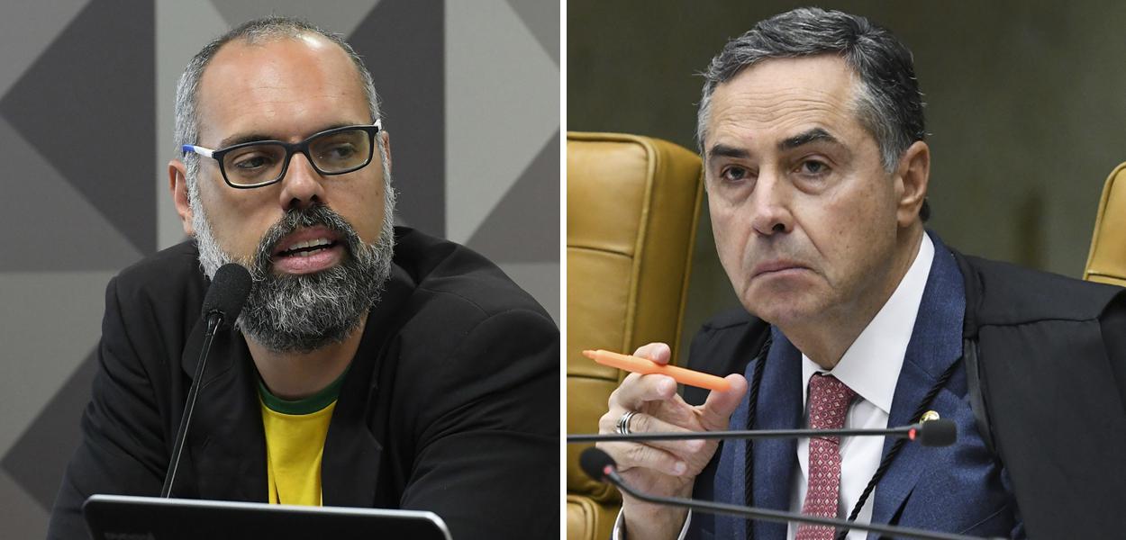 Allan dos Santos e Roberto Barroso