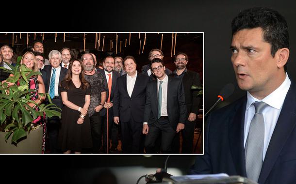 Advogados do Grupo Prerrogativas e o ex-juiz suspeito Moro