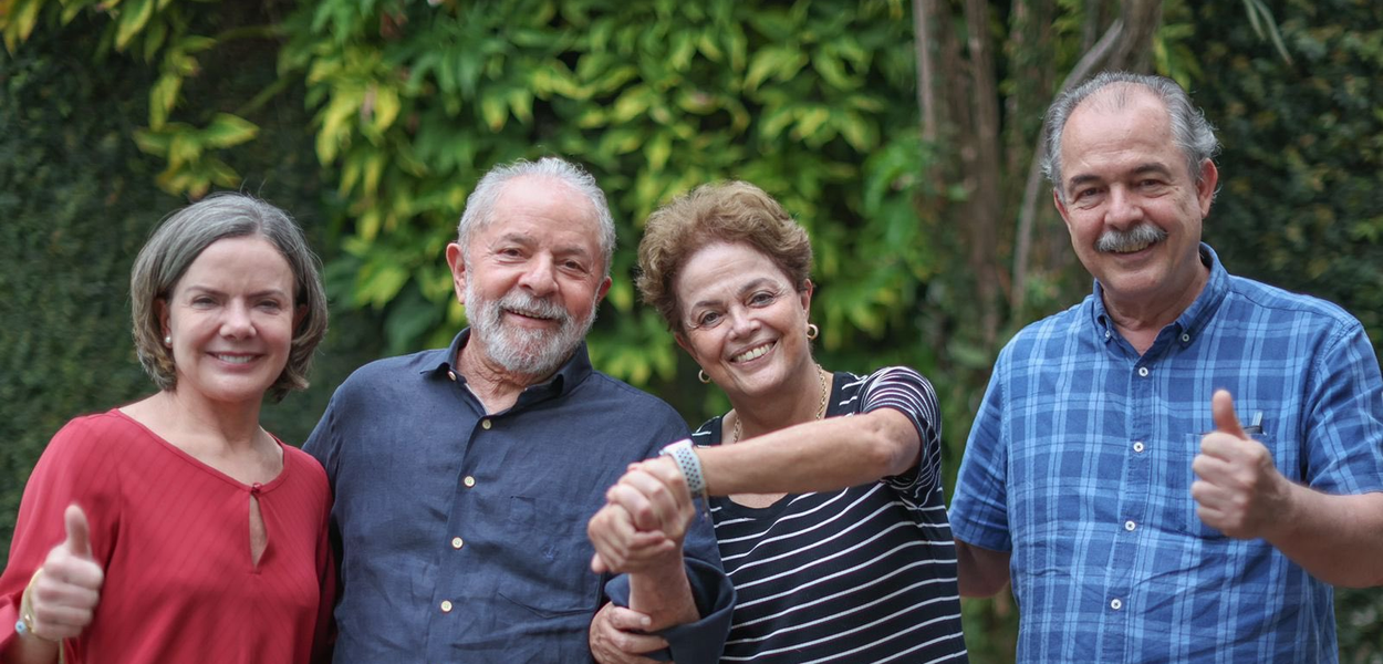 Gleisi, Lula, Dilma, Mercadante