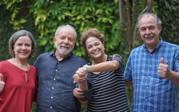 Gleisi, Lula, Dilma, Mercadante