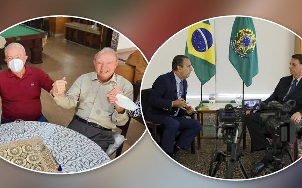 Bispo Manoel Ferreira com Lula e Silas Malafaia com Bolsonaro