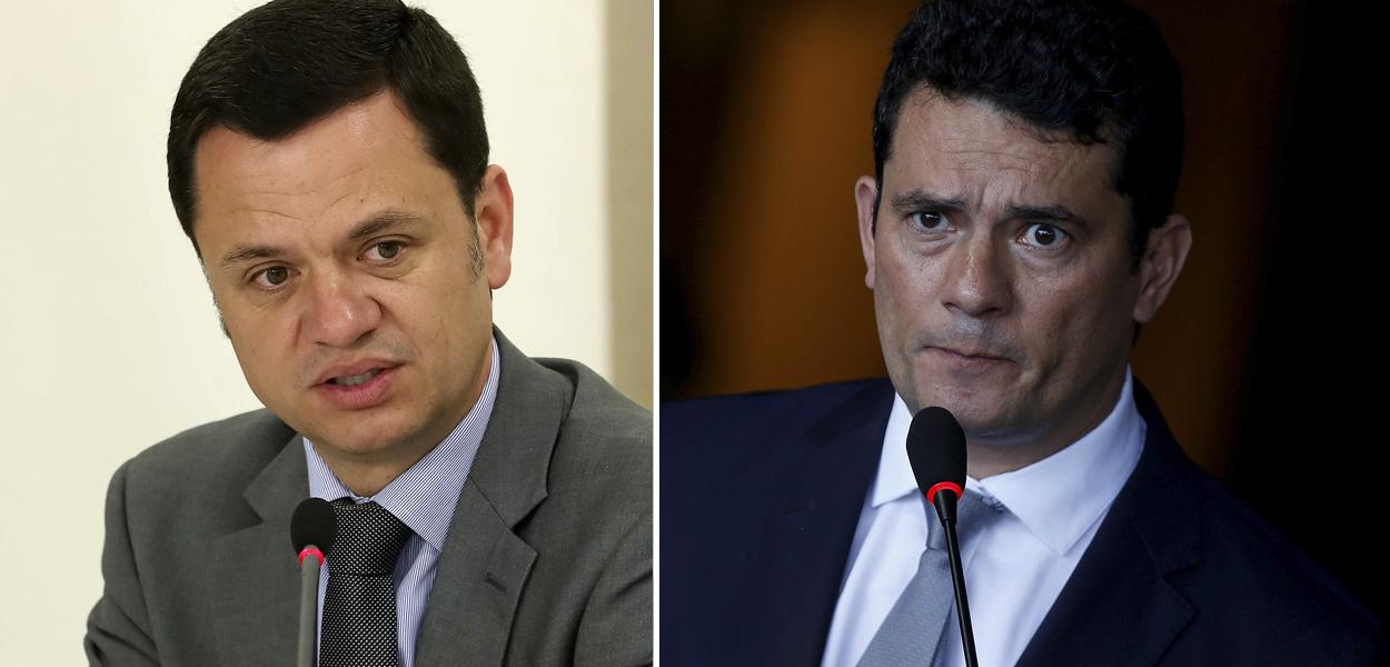 Anderson Torres e Sergio Moro